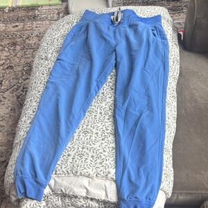 Figs Women's Light Blue Track Joggers